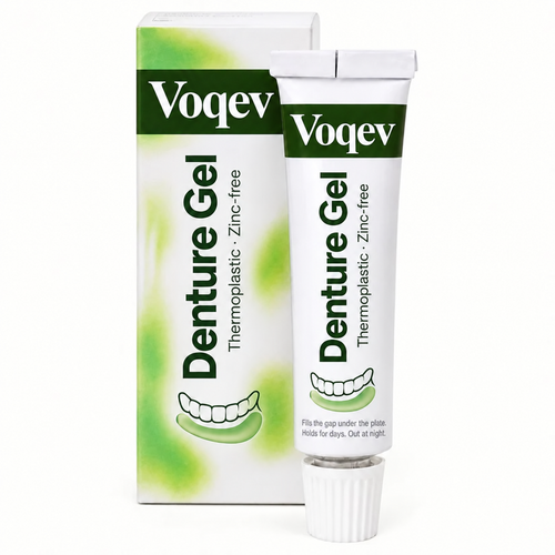 Voqev Gel | Stop Denture Slipping 100% - All-Day Secure Hold