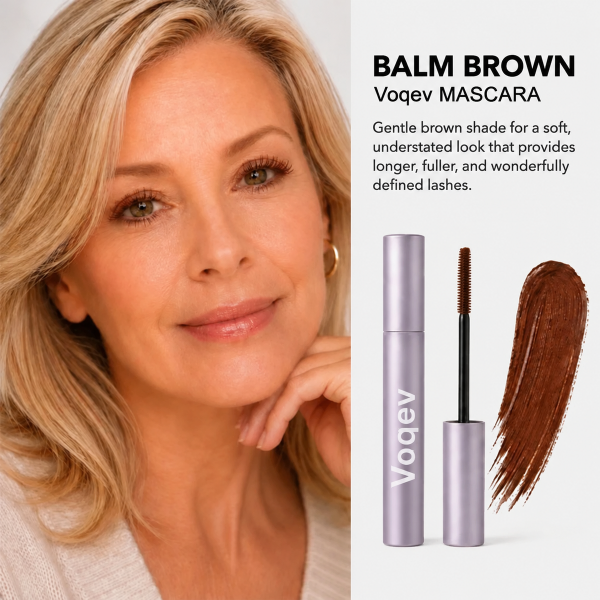 LAST DAY PROMOTION 84% OFF💜Voqev Waterproof Curling & Lengthening Mascara- For Mature Lashes