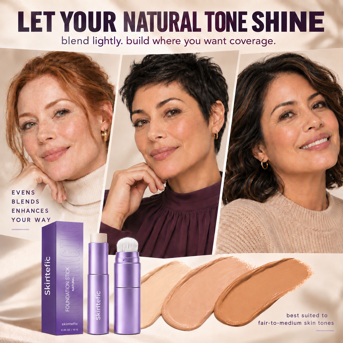 💜2026 Changing Foundation Stick – Der Stick, der reifer Haut wieder Strahlen verleiht