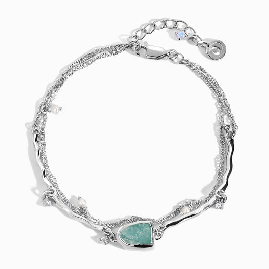 Amazonite Pearl Bracelet - Heirloom