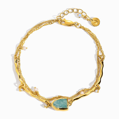 Amazonite Pearl Bracelet - Heirloom