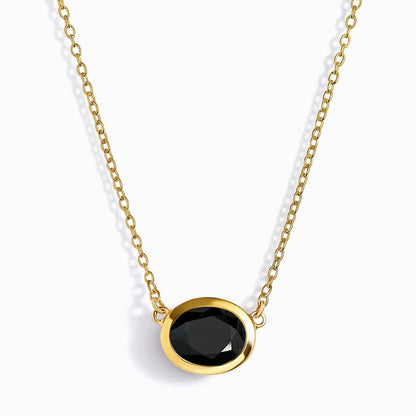 Black Obsidian Necklace - Skin-Touch