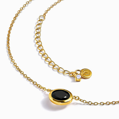 Black Obsidian Necklace - Skin-Touch