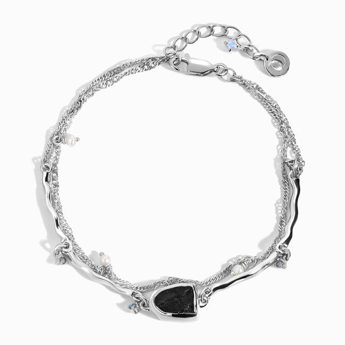 Black Obsidian Pearl Bracelet - Heirloom