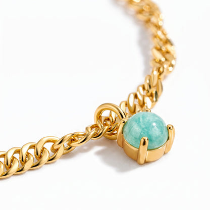 Amazonite Anklet - Flowing