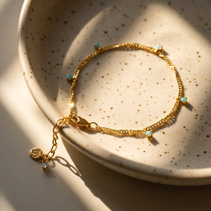 Amazonite Anklet - Flowing