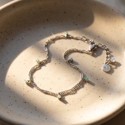 Amazonite Anklet - Flowing