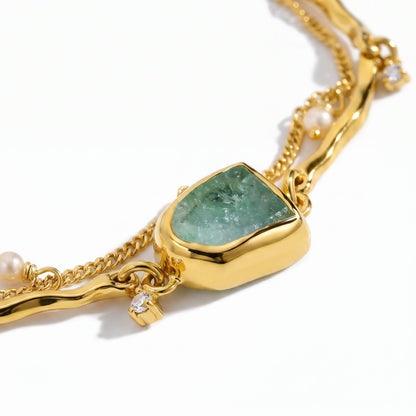 Amazonite Pearl Bracelet - Heirloom