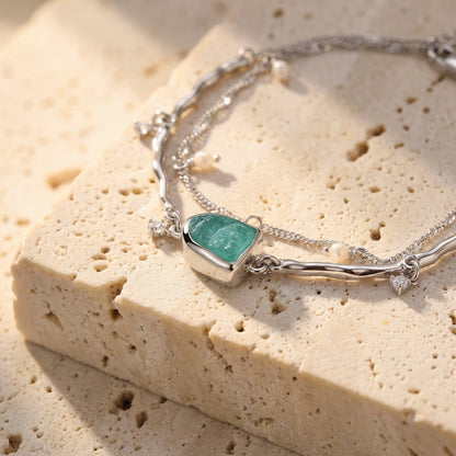 Amazonite Pearl Bracelet - Heirloom