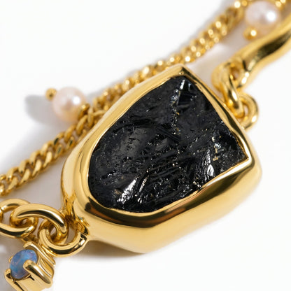 Black Obsidian Pearl Bracelet - Heirloom