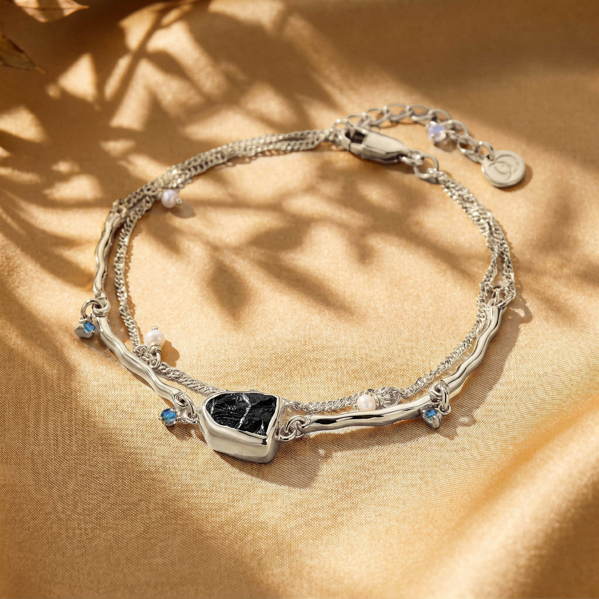 Black Obsidian Pearl Bracelet - Heirloom