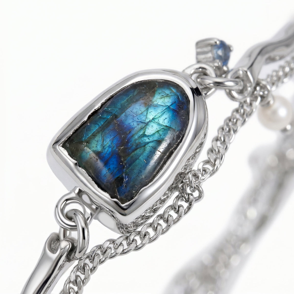 Labradorite Pearl Bracelet - Heirloom