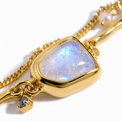 Moonstone Pearl Bracelet - Heirloom