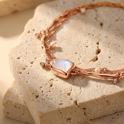 Moonstone Pearl Bracelet - Heirloom