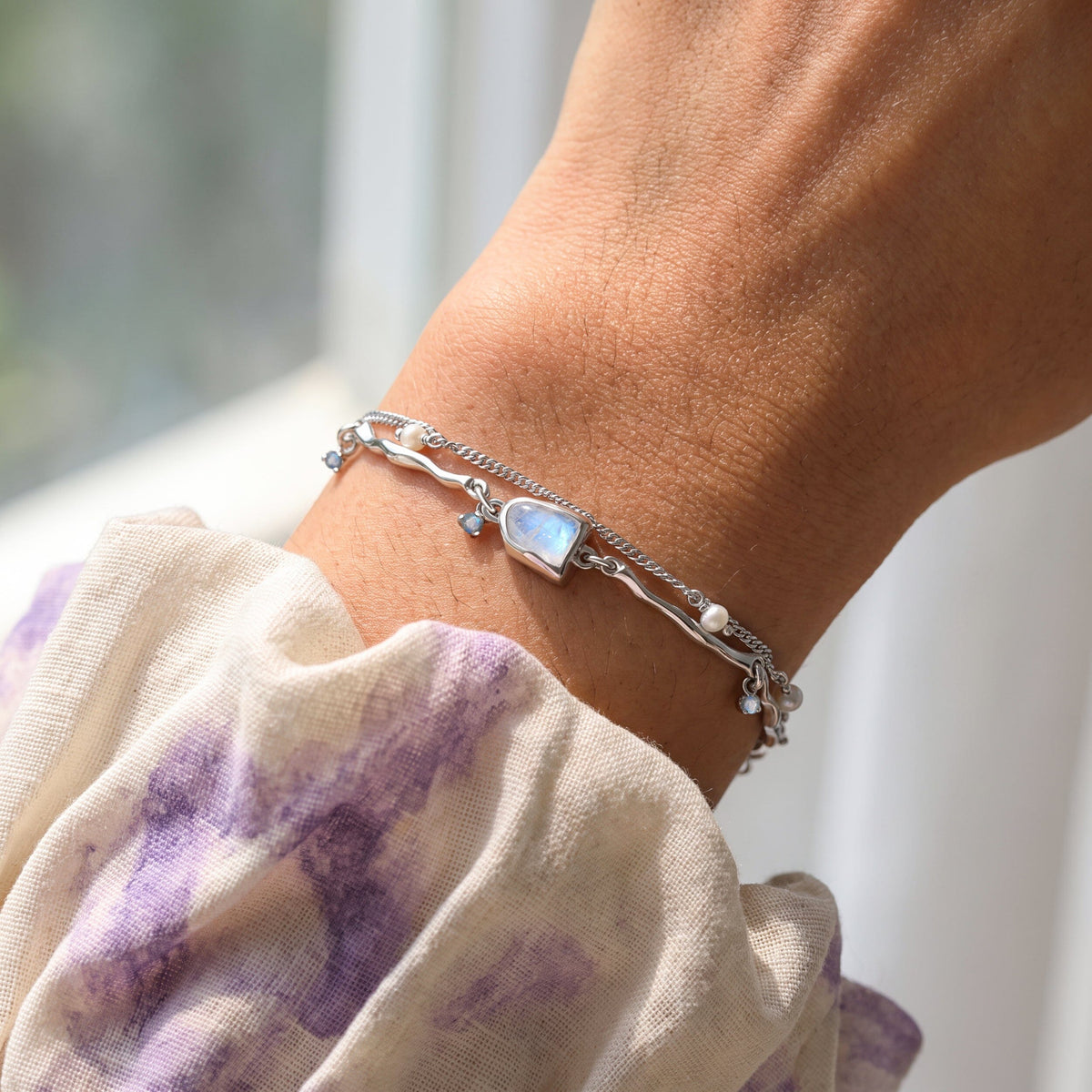 Moonstone Pearl Bracelet - Heirloom