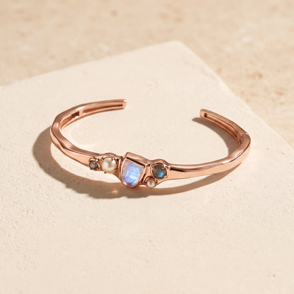 Moonstone Pearl Cuff - Heirloom