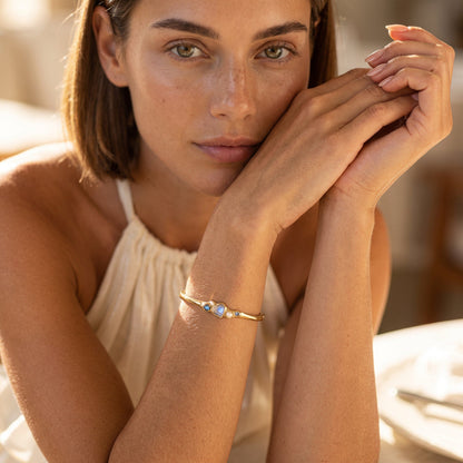 Moonstone Pearl Cuff - Heirloom