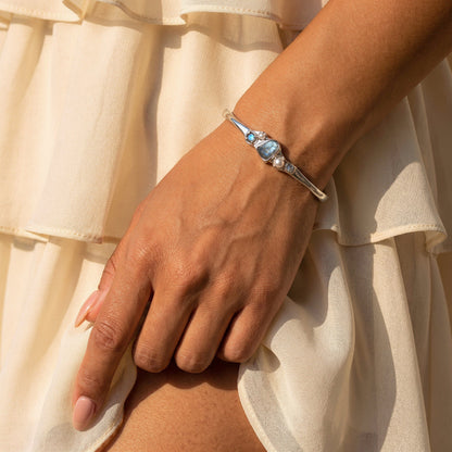 Labradorite Pearl Cuff - Heirloom