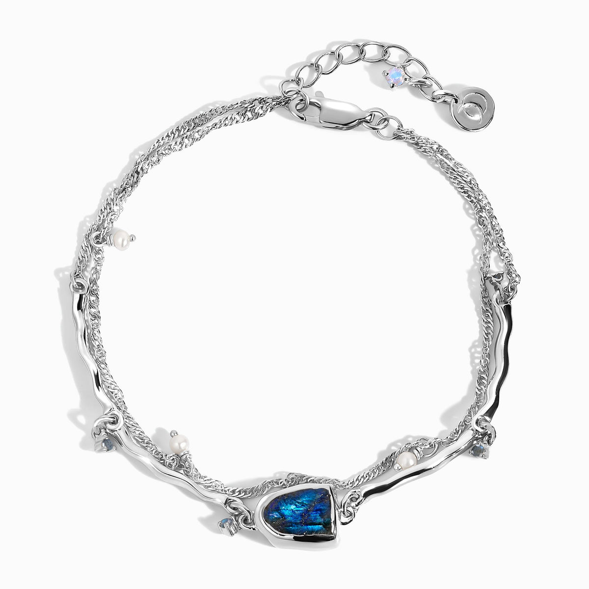 Labradorite Pearl Bracelet - Heirloom
