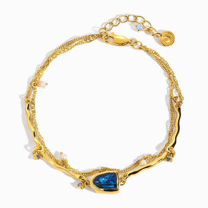 Labradorite Pearl Bracelet - Heirloom