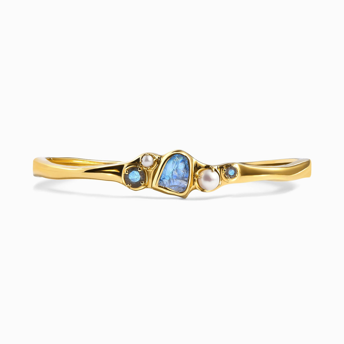Labradorite Pearl Cuff - Heirloom