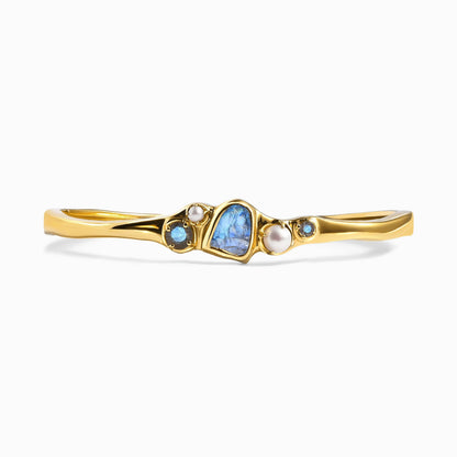 Labradorite Pearl Cuff - Heirloom