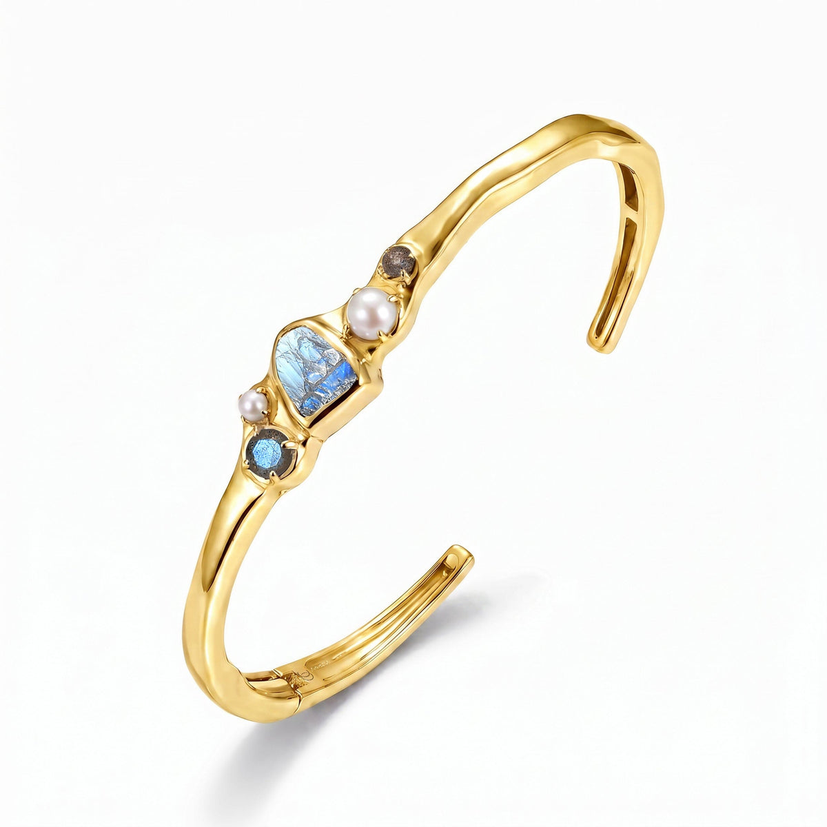 Labradorite Pearl Cuff - Heirloom