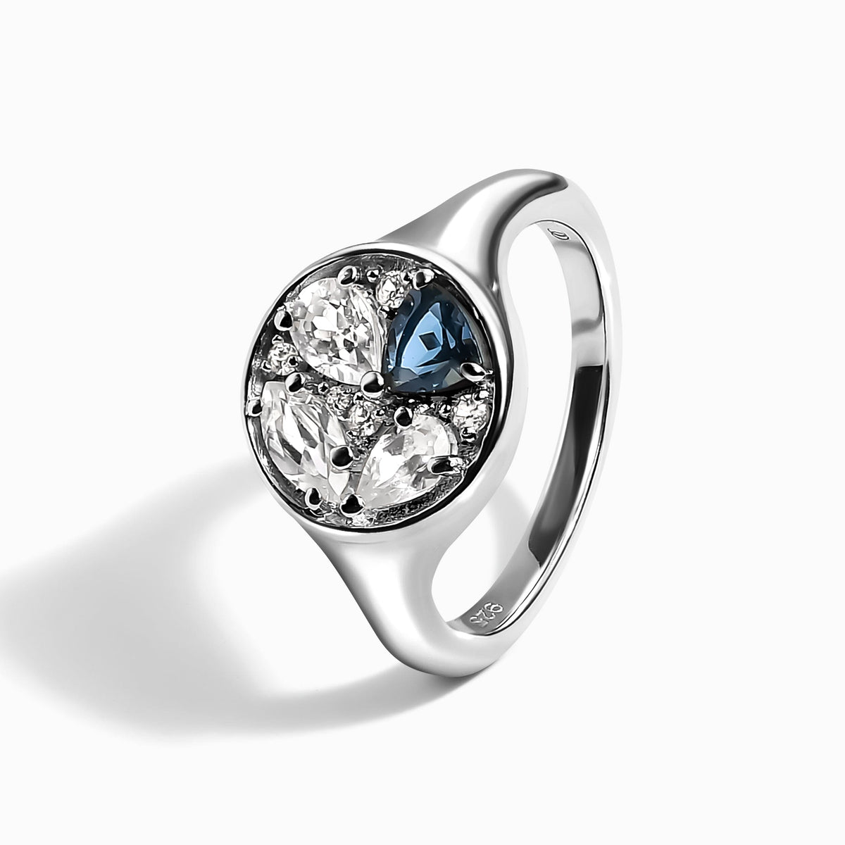Blue Topaz Ring - Kaleidoscope