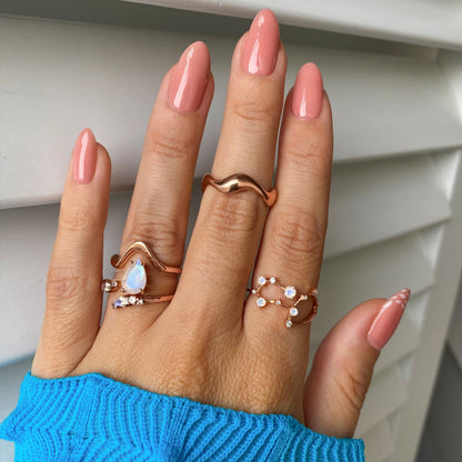 Moonstone Ring Floating - Sway