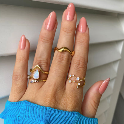 Moonstone Ring Floating - Sway