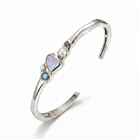 Moonstone Pearl Cuff - Heirloom