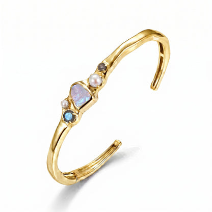 Moonstone Pearl Cuff - Heirloom