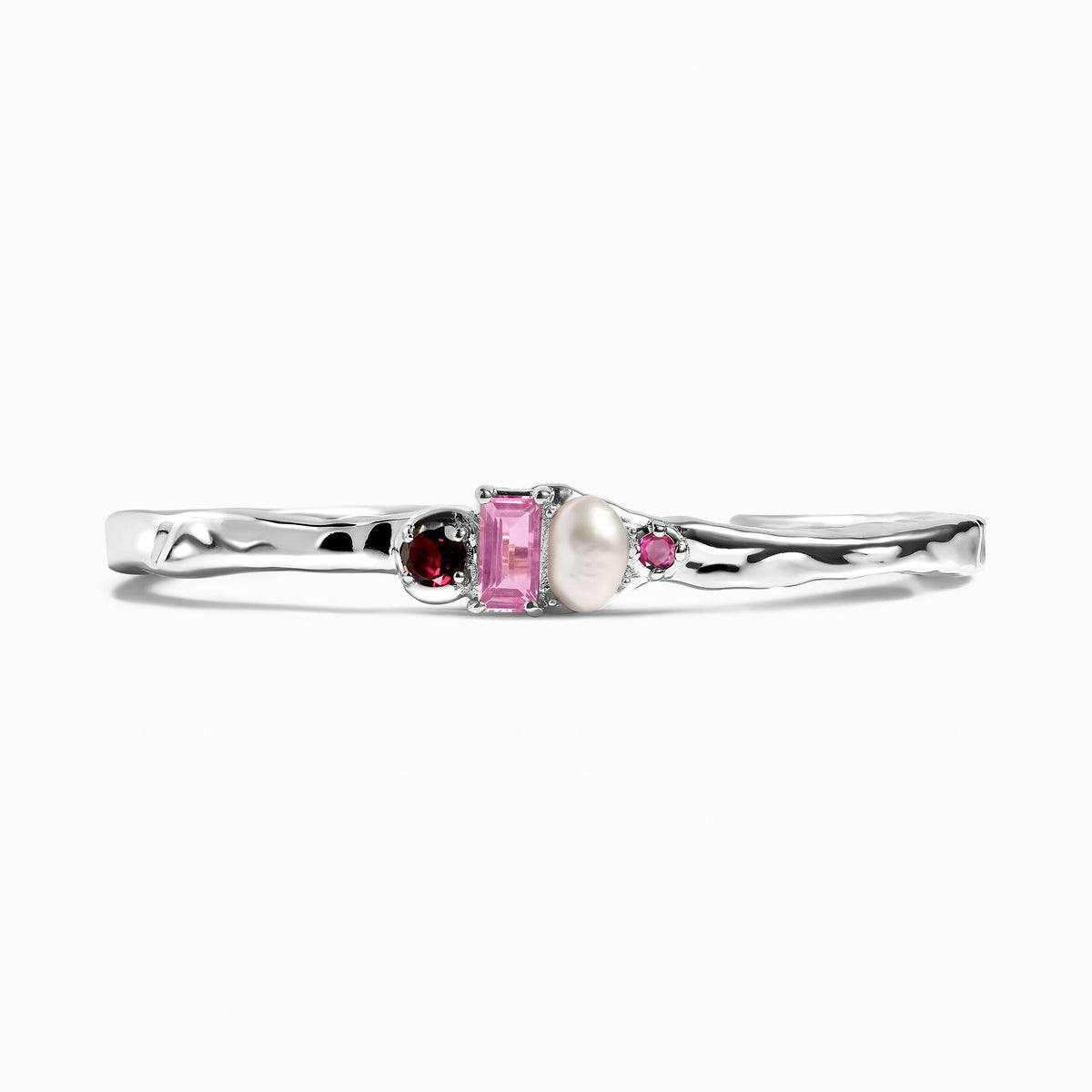 Rhodolite Garnet Pearl Cuff - Treasure