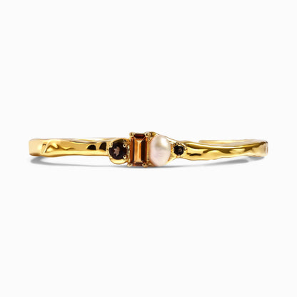 Citrine Pearl Cuff - Treasure
