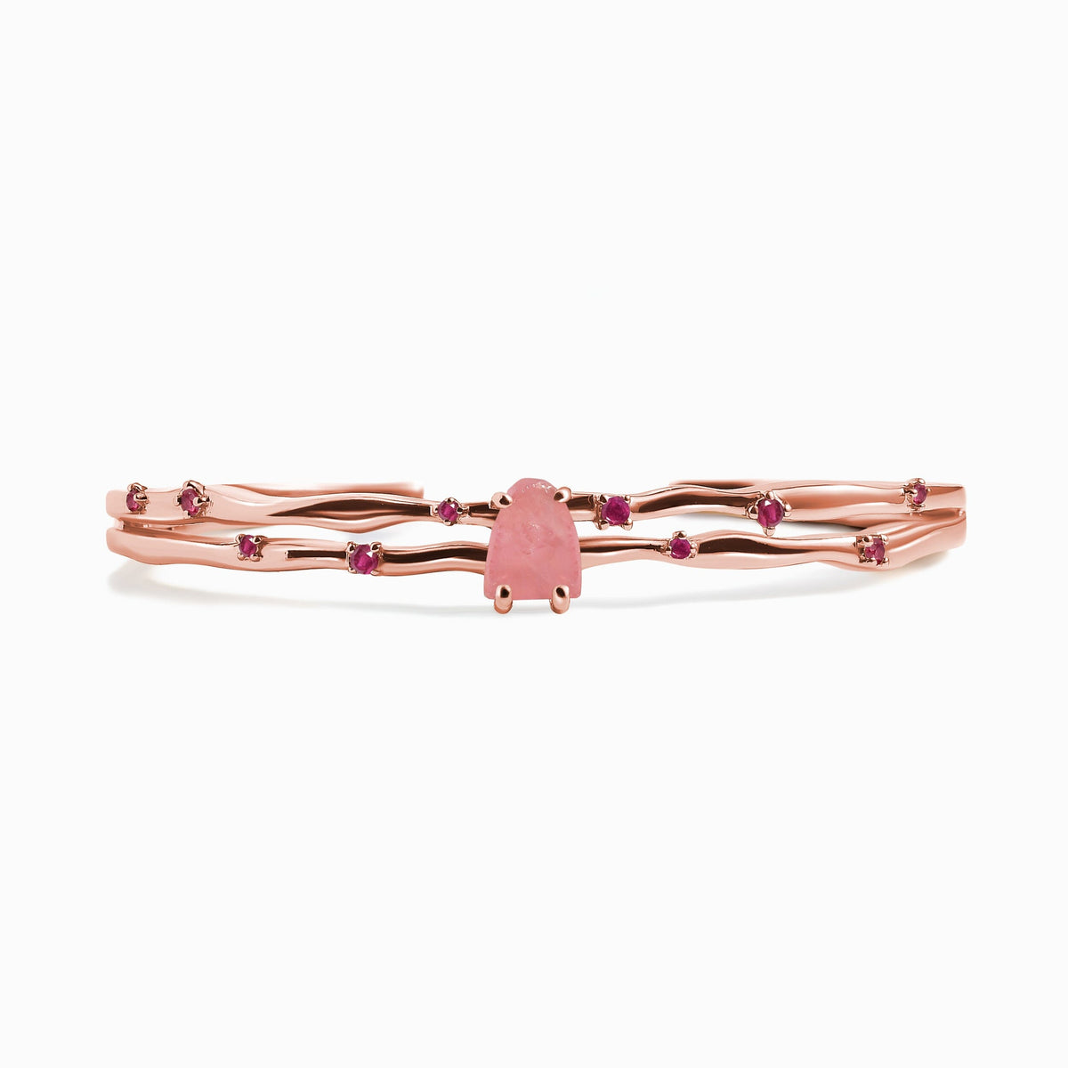 Rose Quartz Cuff - Flow