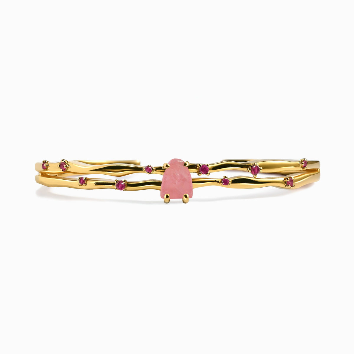 Rose Quartz Cuff - Flow