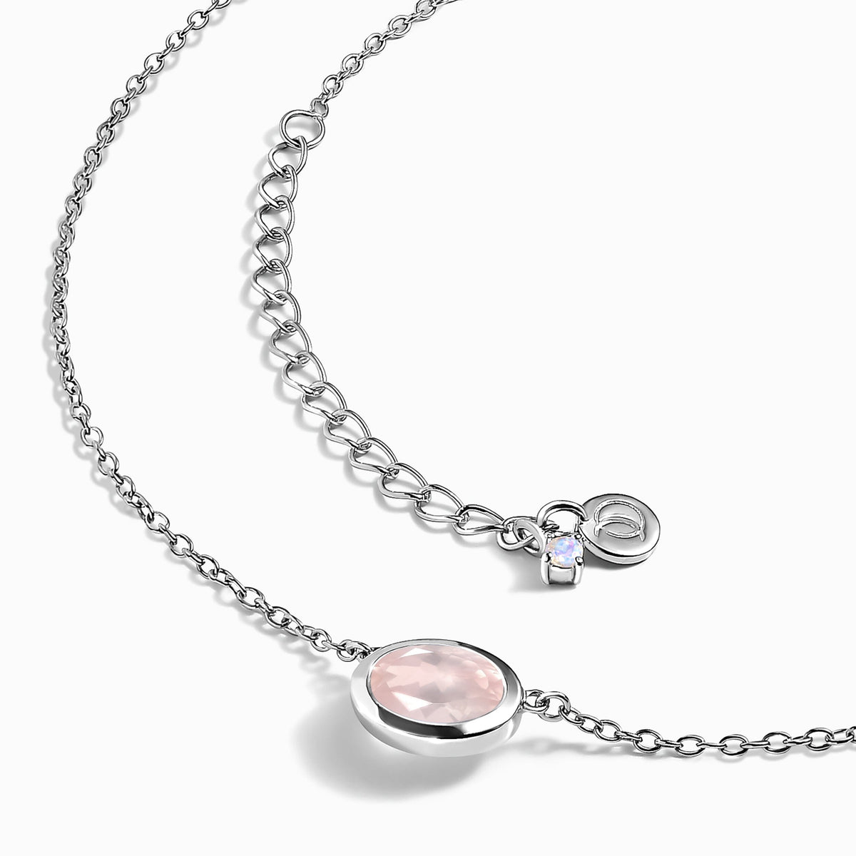 Rose Quartz Necklace - Skin-Touch
