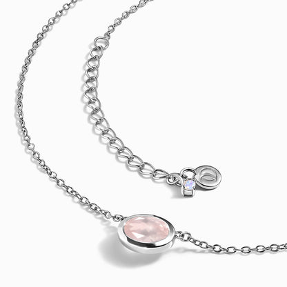 Rose Quartz Necklace - Skin-Touch