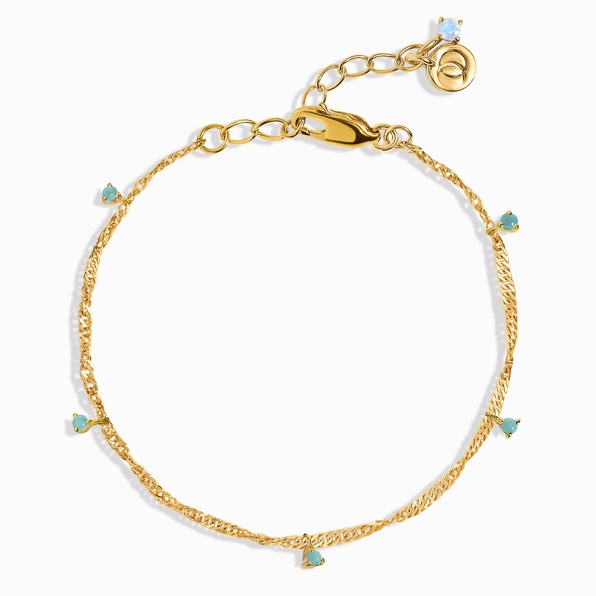Amazonite Anklet - Flowing
