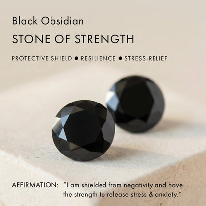 Black Obsidian Pearl Cuff - Heirloom