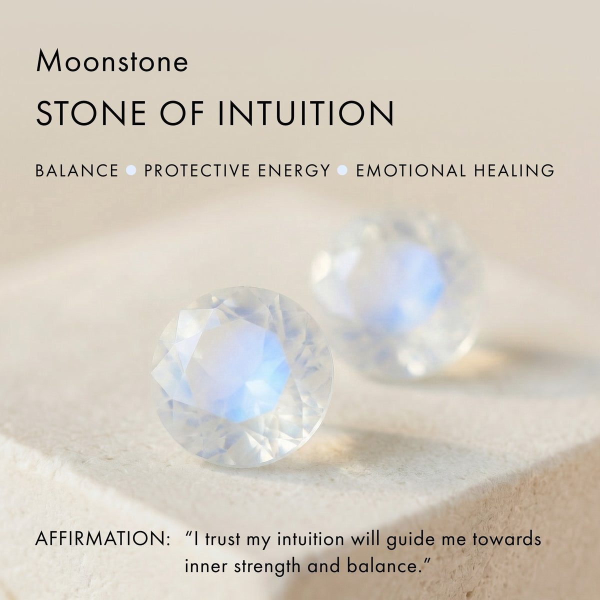 Moonstone Ring Floating - Sway