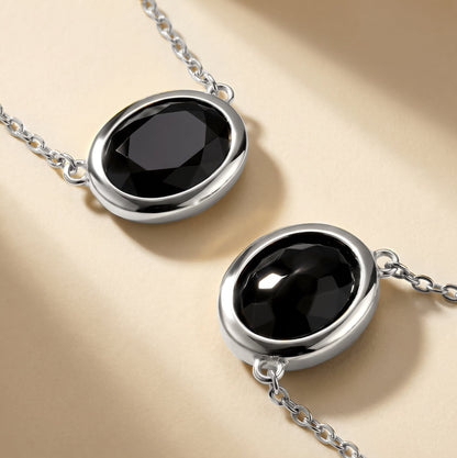Black Obsidian Necklace - Skin-Touch