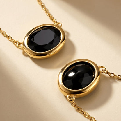 Black Obsidian Necklace - Skin-Touch