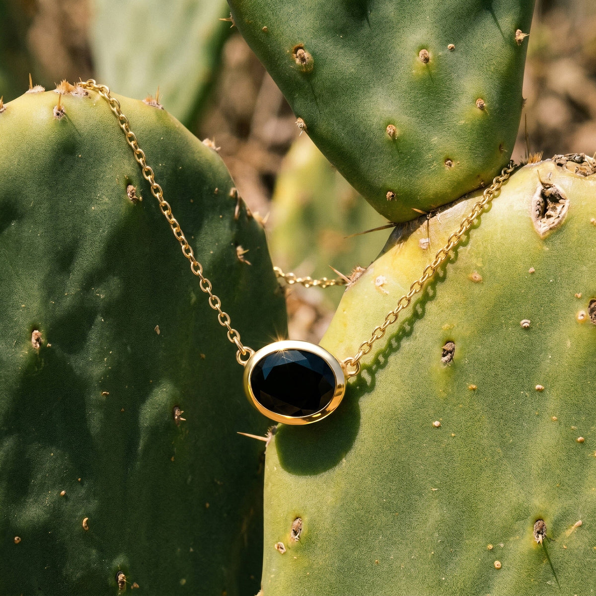 Black Obsidian Necklace - Skin-Touch