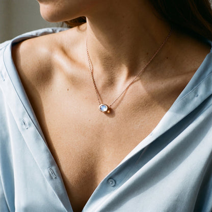 Moonstone Necklace - Skin-Touch